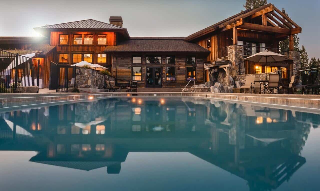 Real Estate Video Luxury Villa Sunset